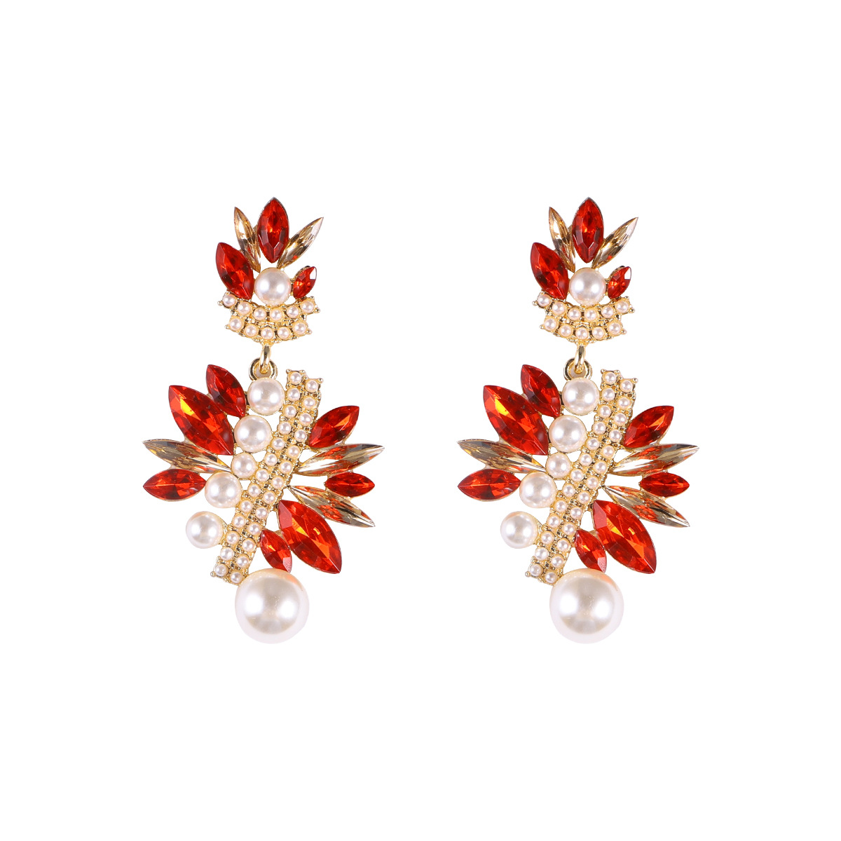 15g Weight Artificial Gemstones Inlay Material Drop Earrings Classification 1 Pair Quantity Daily Occasion Alloy Material Water Droplets Pattern Women'S Gender Rhinestone Design Retro Style Retro Water Droplets Alloy Rhinestone Artificial Gemstones Drop Earrings 1 Pair 7