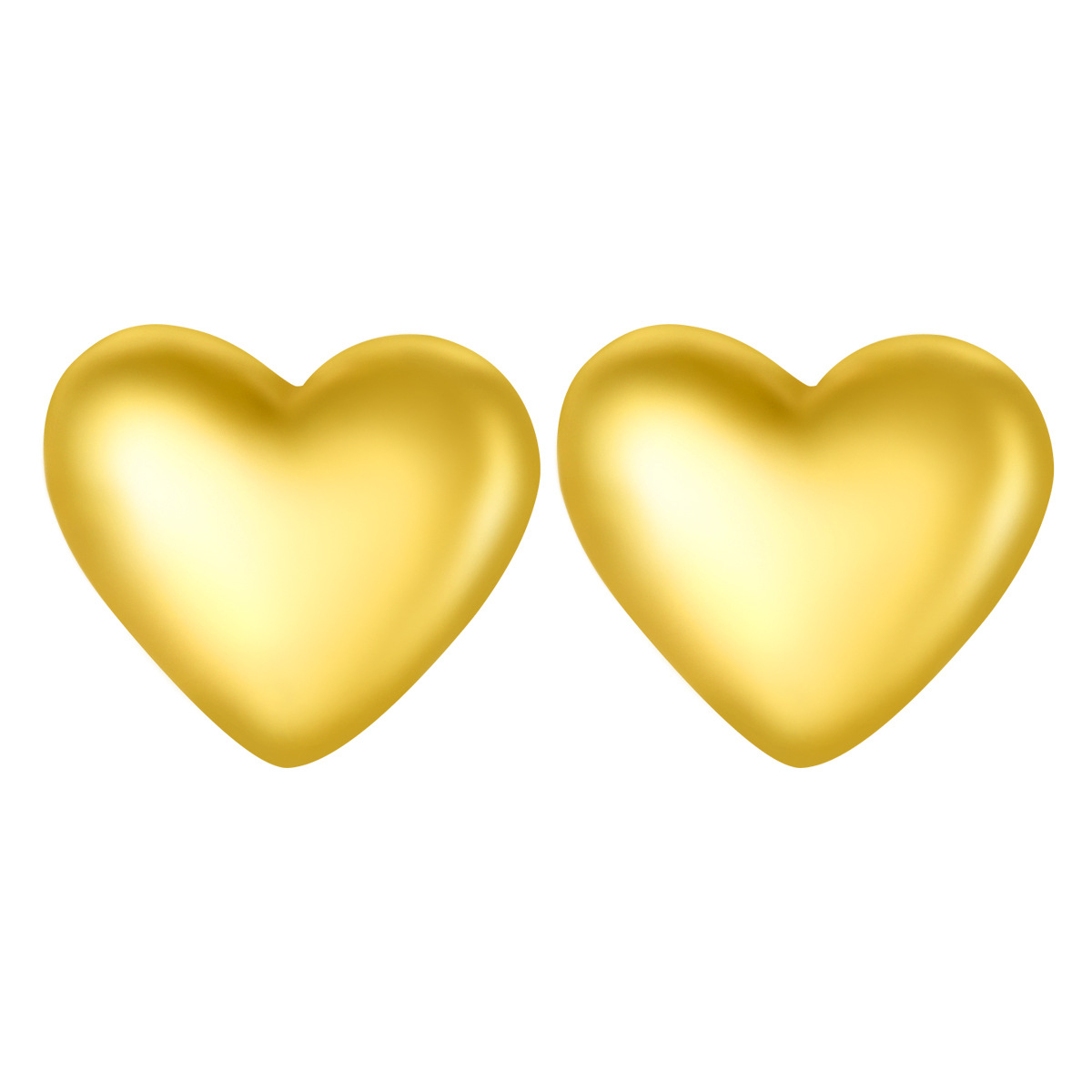 Joyas transfronterizas europeas y estadounidenses INS amor retro diseño pernos de arete exagerado geometría simétrica aretes de moda en forma de corazón mujeres