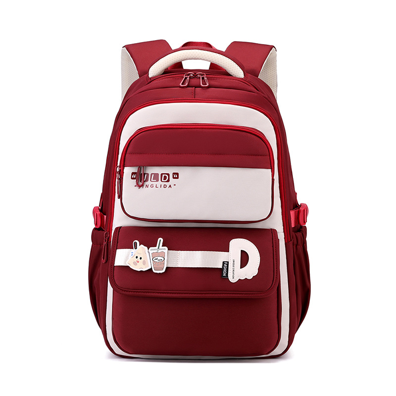 Mochila escolar Jianglida para estudiantes de secundaria, mochila ligera para niñas, mochila informal de gran capacidad para estudiantes de secundaria