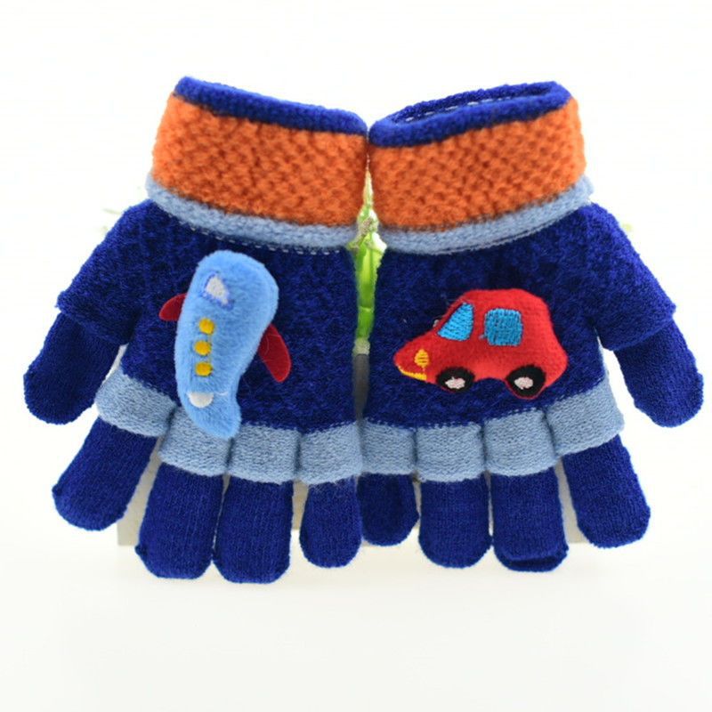 Boy glove children keep warm lovely winter 0-14 girl thickening Fingers Child baby baby Amazon