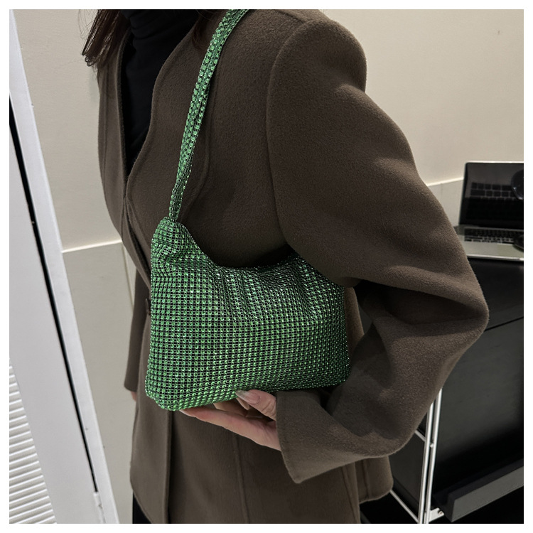 172g Weight Sewing Thread Fashion Element Zipper Closure Type Single Shoulder Strap Strap Type Underarm Bag Bags Type Daily, Shopping Occasion Pu Leather Material Solid Color Pattern All Seasons Season Women's Gender Streetwear Style Square Shape Small Size Women's Small Pu Leather Solid Color Streetwear Sewing Thread Square Zipper Underarm Bag 22