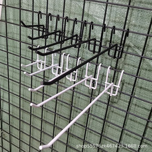 加粗网格挂钩超市货架便利店网架摆摊粘钩钩子网片网勾收纳
