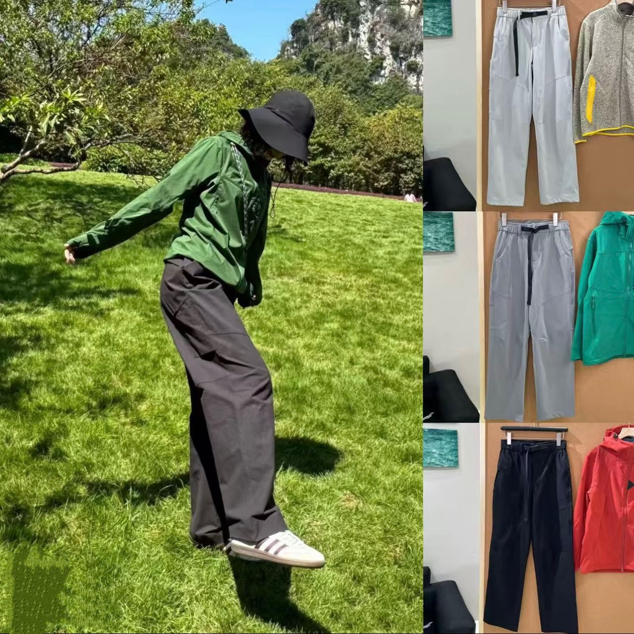 Mountain-Style Outdoor Spring Sports Softshell Pants for Men and Women with Multiple Pockets, Windproof Hiking Softshell Long Pants