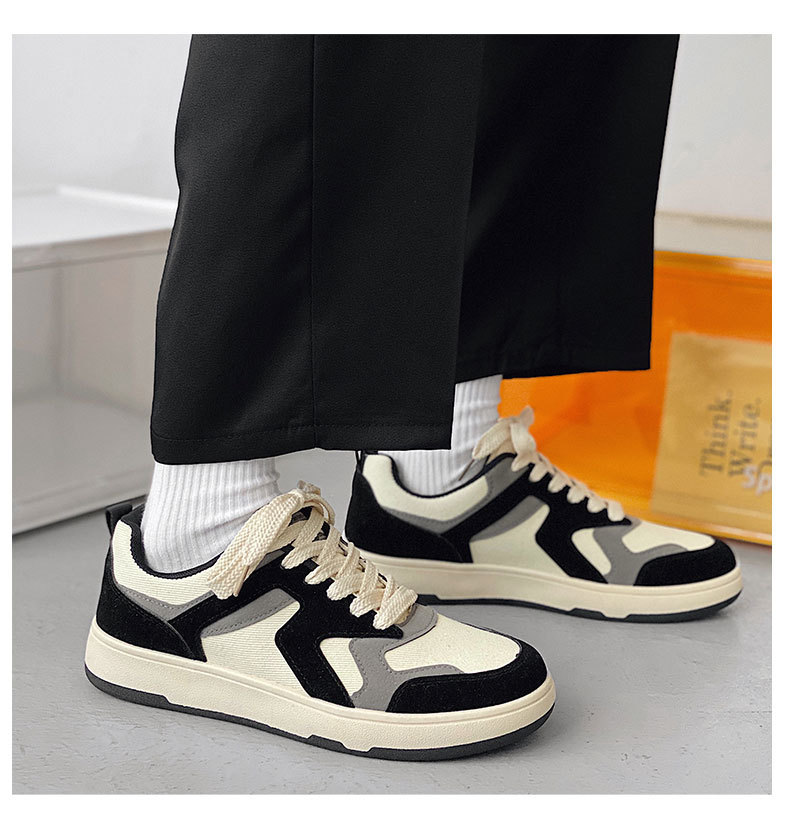 Chaussures en toile pour hommes, chaussures tendance et polyvalentes, chaussures de planche respirantes pour étudiants, version coréenne, chaussures en tissu d'hiver, chaussures décontractées, 2024_voghion.com