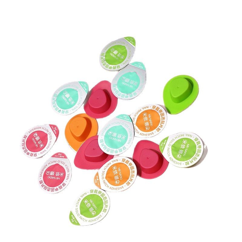 Adhesivo sólido granulado de bolsillo de secado rápido adhesivo sólido secundario de desgaste adhesivo adhesivo de parche de uñas adhesivo especial de manicura