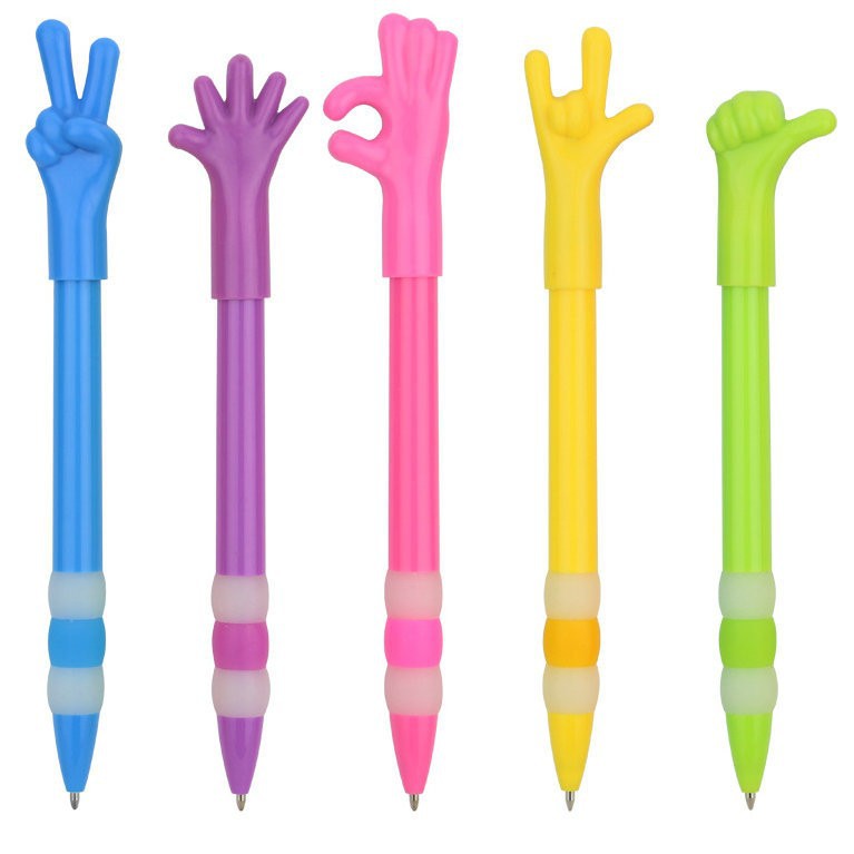 1 Piece Solid Color Learning Plastic Preppy Style Ballpoint Pen display picture 2