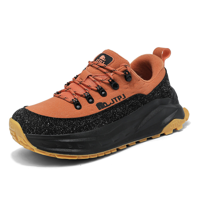 Calçado esportivo casual para casal, moderno e quentinho, forrado com lã e acolchoado com algodão, perfeito para atividades ao ar livre no outono/inverno._voghion.com
