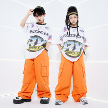 �����ͯ�����ݳ�����ͯ��װhiphopͯװ����T��Ů���ӹľ�ʿ�� ��