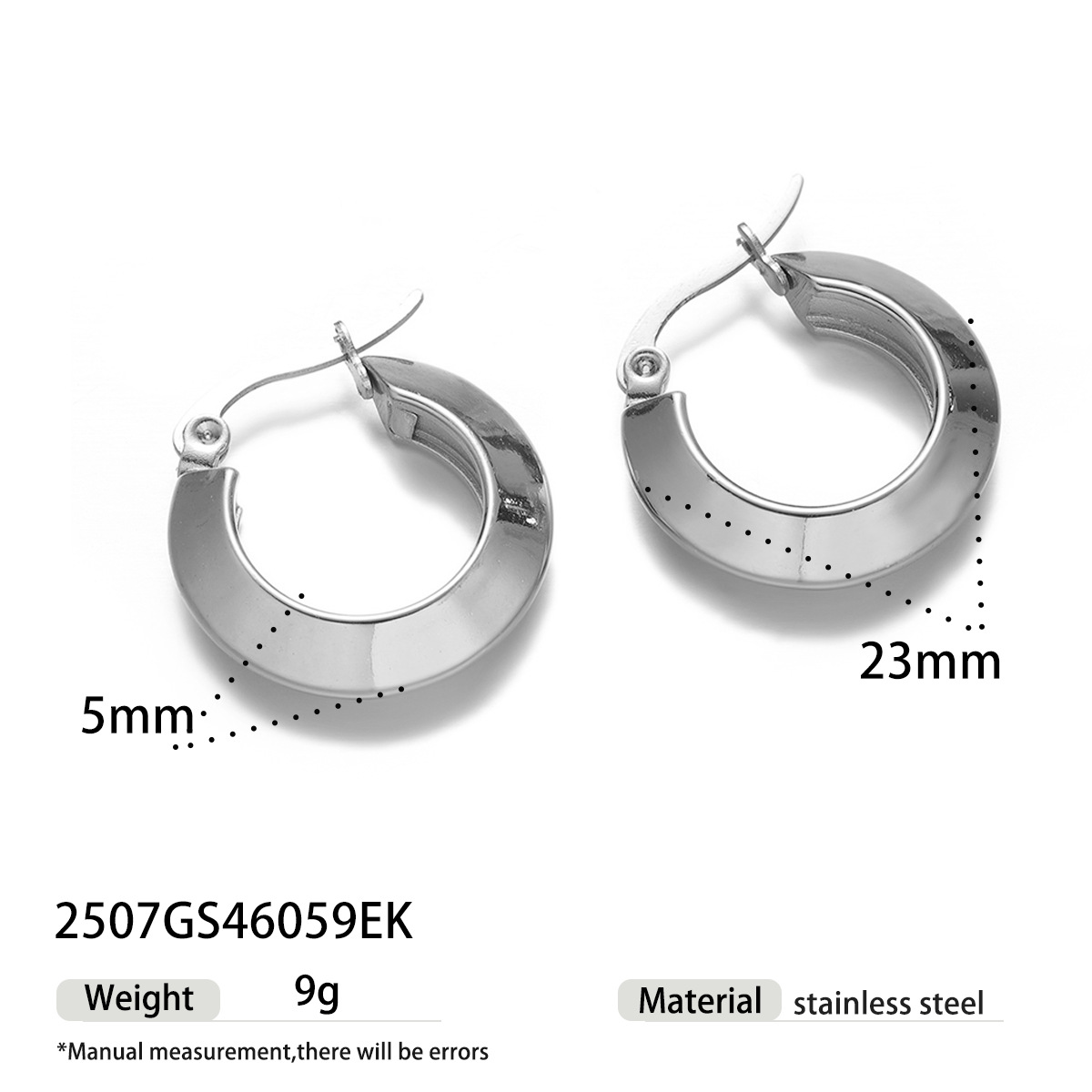 TENA europa y americana pendientes de acero inoxidable lujoso ligero de alto nivel de diseño versátil oro y plata pendientes de doble color joyería explosiva transfronteriza