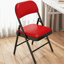 레드 블랙 프레임 (가죽 표면)