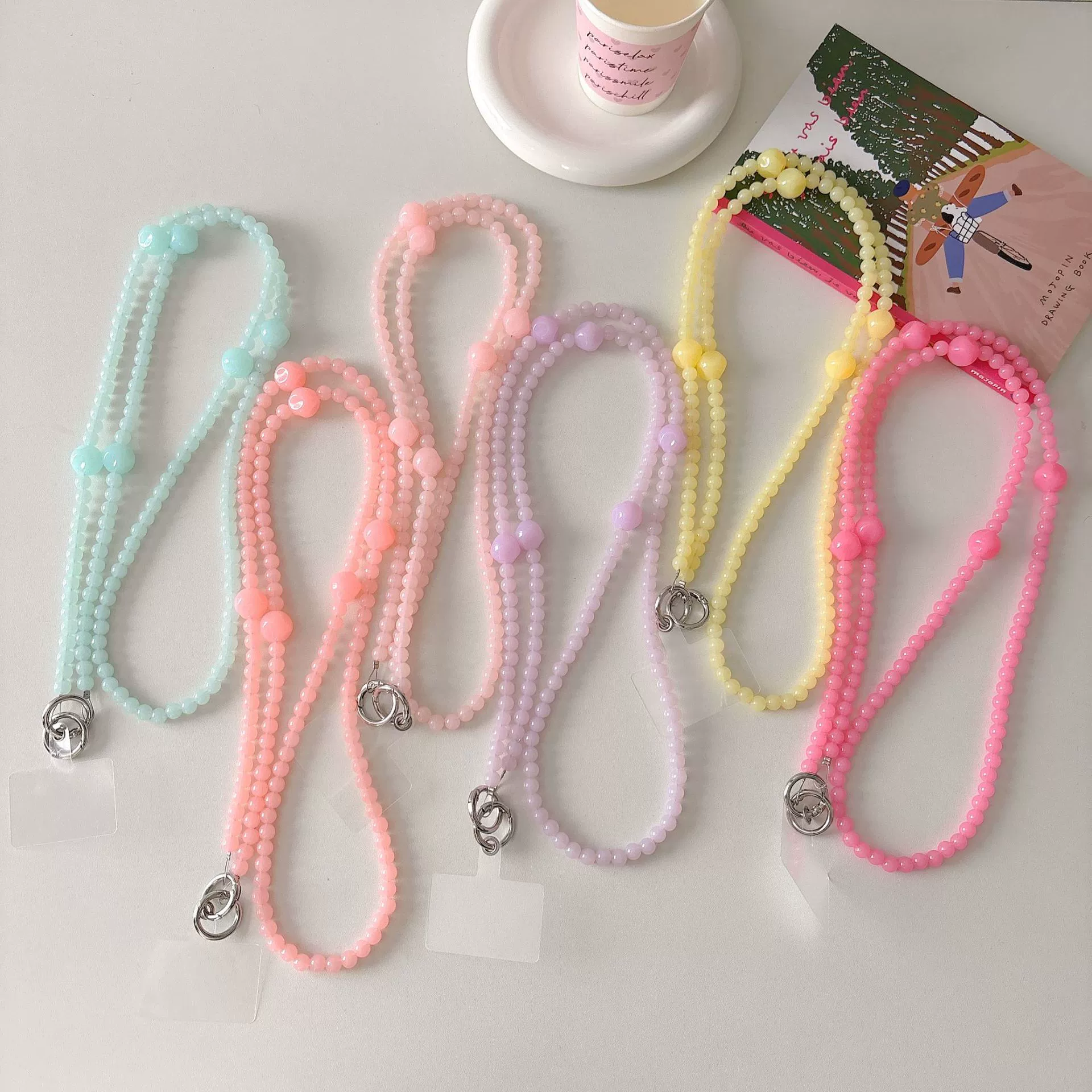 Свежий чехол для телефона, цепь, ремешок для сумки, портмоне, бусин bracelet