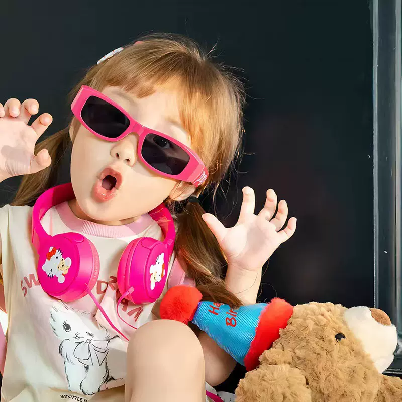 儿童多巴胺字母太阳镜时尚可爱卡通宝宝时尚韩版ins墨镜防紫外线