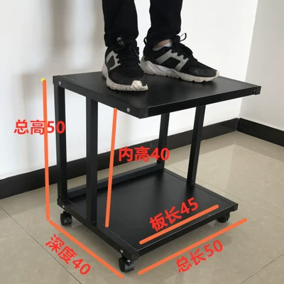 Electric car big tripod, Amplifier Rack Adjustable Audio-Visual - 2-layers-6-reinforced-50-long-black-frame-black