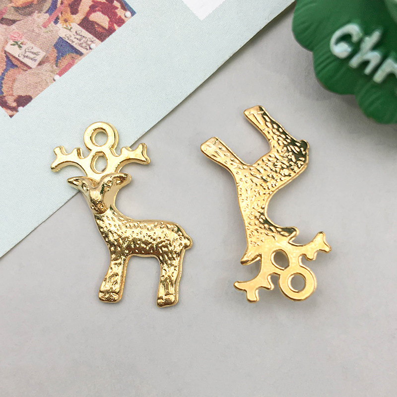 18300-kc金合金（圣诞节麋鹿）19x23-1.4g-梦