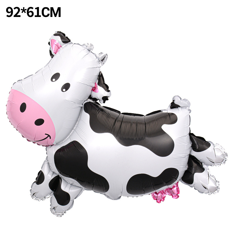 Venta caliente cabeza de animal película de aluminio globo tema de cumpleaños fiesta decoración de dibujos animados león cabeza de tigre papel de aluminio globo al por mayor