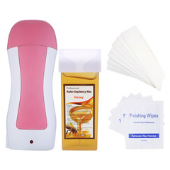 Cross-border depilatory wax strips warm wax convenient honey wax handheld stick pack 100g roller ball wax liquid wax machine set