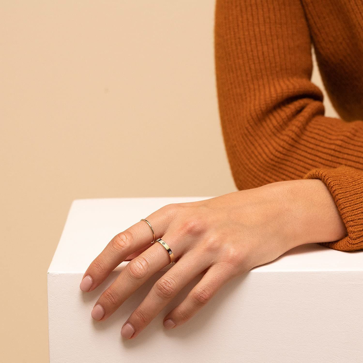 Polaris Ring Fir Dammen Stärnring Schmuck_voghion.com