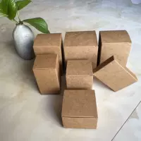 Спотовая коробка из воловьей бумаги раскладушка складная коричневая коробка из воловьей бумаги коробка чайного чая упаковочная коробка оптом бумажная коробка