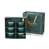 Зеленая скандинавская керамическая подарочная коробка, посуда, комплект