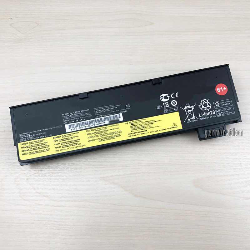 Compatible with Lenovo T470, T480, T570, T580, P51S, P52S, 61, and 61+ laptop batteries Compatible with Lenovo T470, T480, T570, T580, P51S, P52S, 61, and 61+ laptop batteries