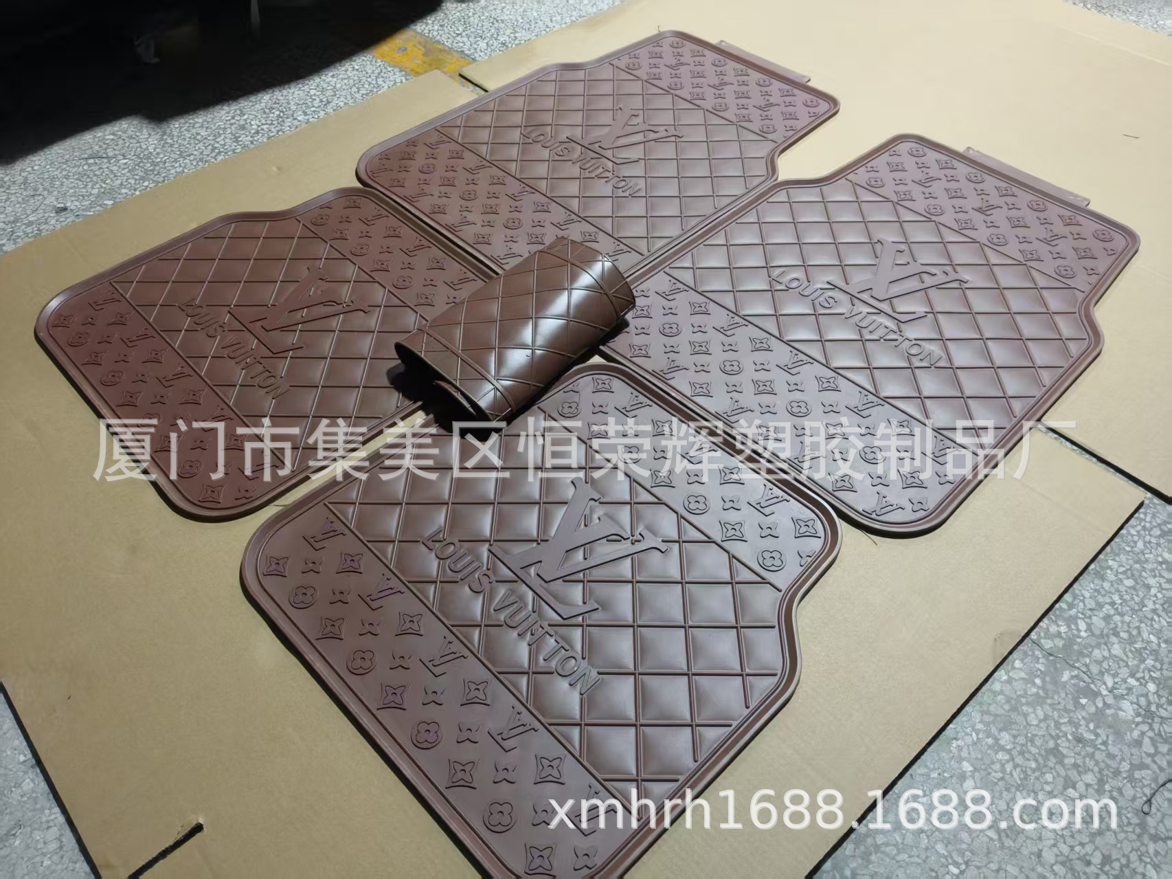 General Motors Car Floor Mats Trendy Brands Lv/Supreme/Gucci Latex Eco-Friendly Non-Slip Wear-Resistant Floor Mats