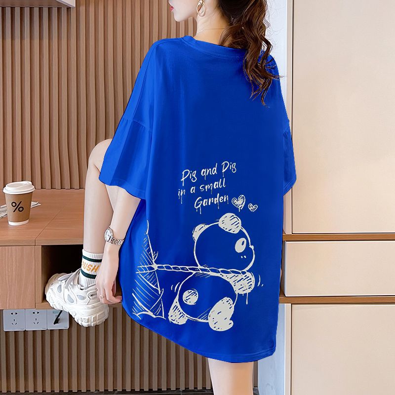 100 면 반소매 티셔츠 여자 여름 느슨한 한국식 티셔츠 올매치 디자인 센스 니쉬 반소매 탑인 트렌디