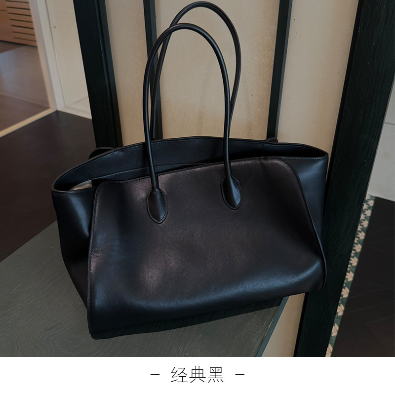 THE*ROW新款Marlo17真皮托特大容量时尚通勤手提包简约高质感包包|undefined