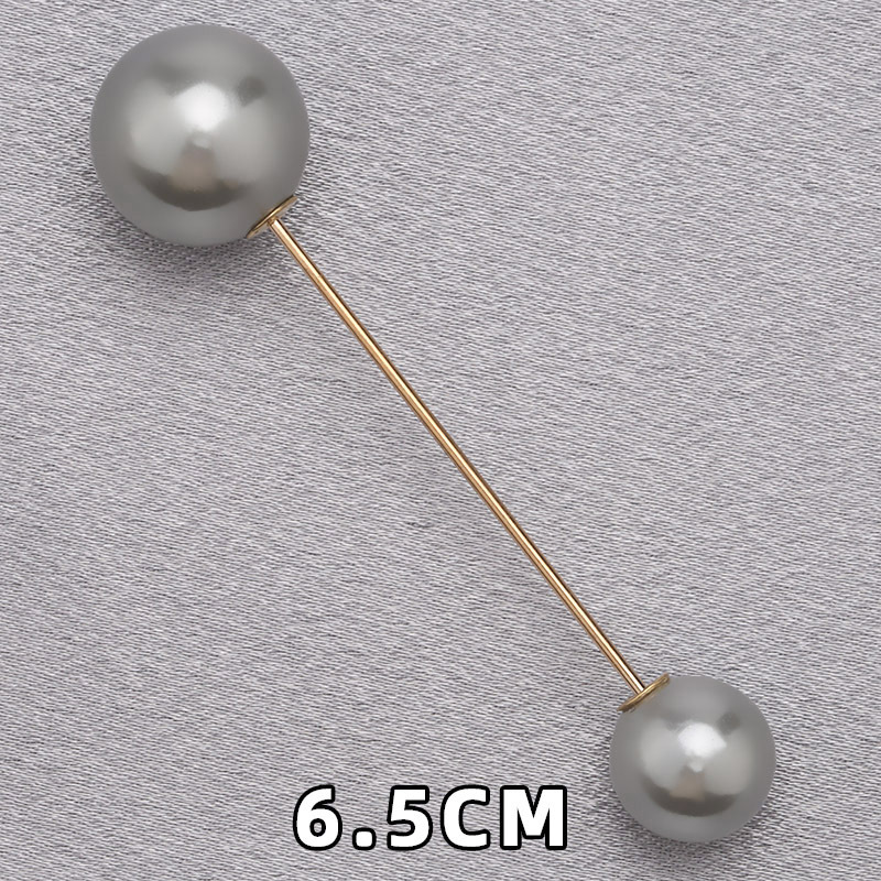 Camisas de perlas, broches de collar, suéter, vestido, cintura fija, broches decorativos simples