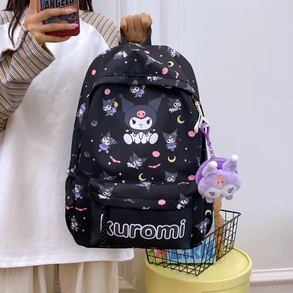 Cross-Border New Trendy 2026 Student Backpack with Large Capacity and Printed Design for Middle School, High School, and College Students, Casual and Simple Style