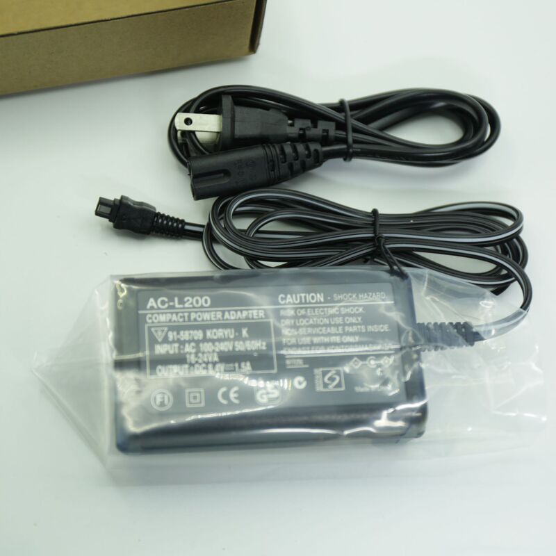 Suitable for Sony Sony Camera Charger Dv Video Recorder Power Adapter Ac-L200 L20 L25B Cable