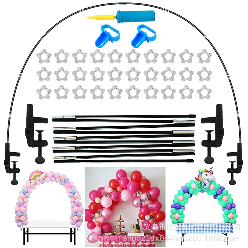 Стол Маленькая Арка Костюм Украшение Дня Рождения Съемный Портативный Стол Воздушный Шар Арка Стеллаж Свадебные Украшения