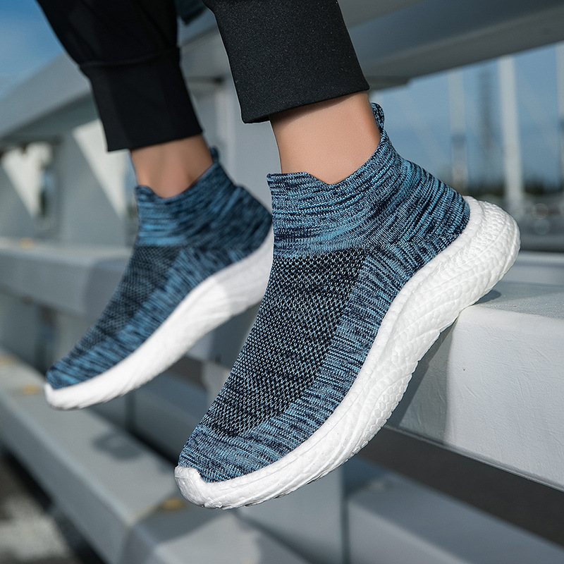 's New Men's Shoes For Autumn Are Breathable Sports Shock-absorbing Couple's Shoes, Mesh Casual Slip-on Loafers,_vogvips.com