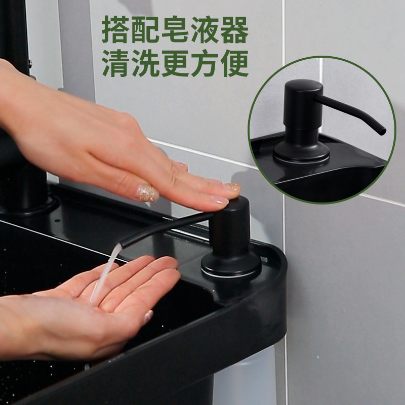 Amazon lavandería piscina fregadero plástico balcón Gabinete de la piscina integrado lavadero Mesa hogar lavabo Cao sola piscina