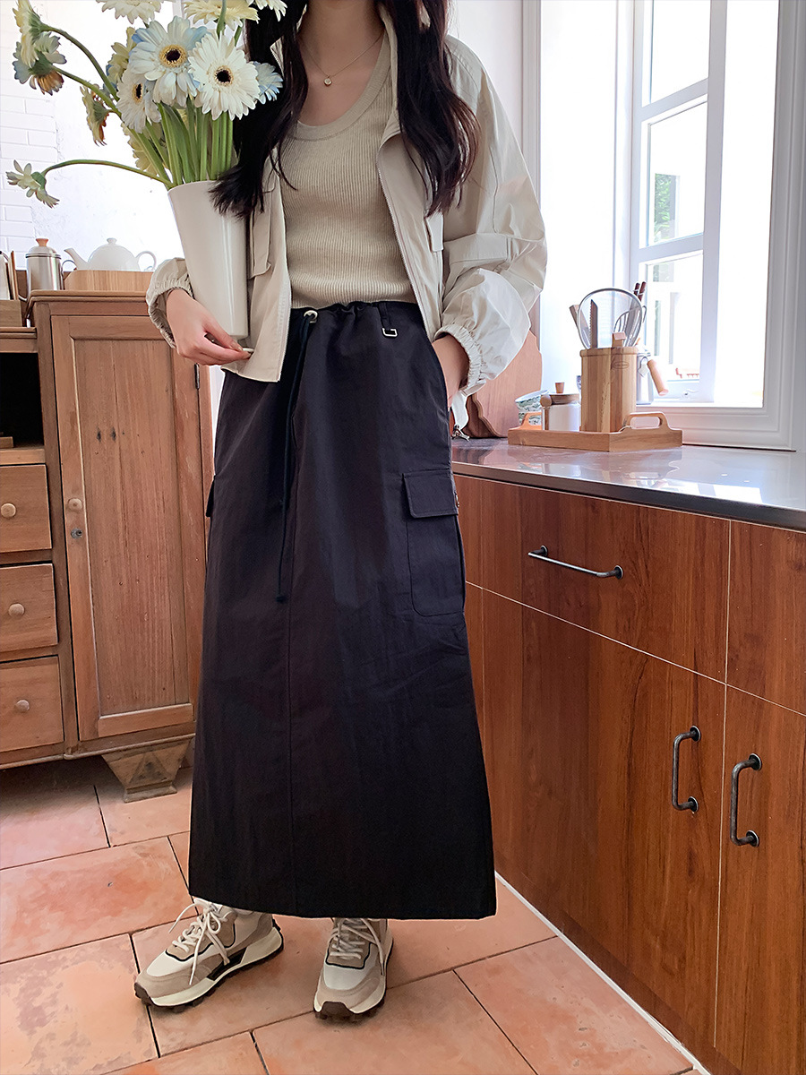 Jy028 black skirt