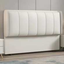 布艺床头软包主卧大床双人床皮艺床头床头板落地欧式床头靠背新款