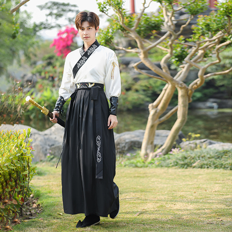 Original New Handsome Embroidered Hanfu Chinese Style Master Martial Arts Male and Female Student Youth Team Performance Suit Original New Handsome Embroidered Hanfu Chinese Style Master Martial Arts Male and Female Student Youth Team Performance Suit