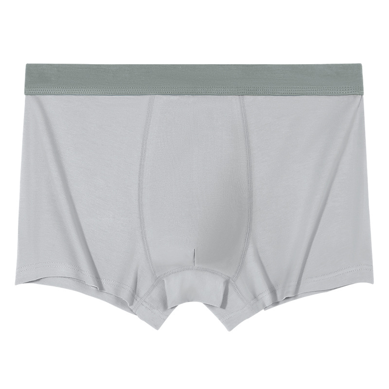 Pantalones interiores de hombre, pantalones de algodón, pantalones de cintura media, pantalones de niño, pantalones cortos cómodos y transpirables de estilo masculino, pantalones cortos de cuatro esquinas, cabeza masculina al por mayor.