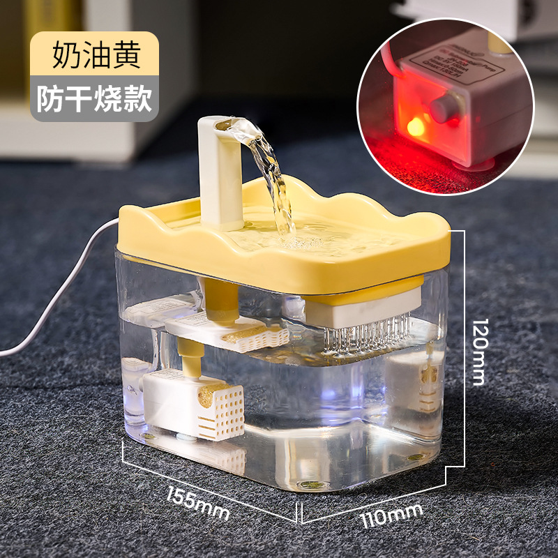 Gran capacidad de filtración de agua viva de circulación automática de bebedores de agua para mascotas perros alimentadores automáticos al por mayor