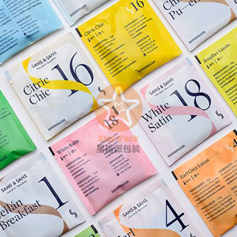 小包装茶叶袋工厂长期来图定购精美彩印茶叶铝箔袋防潮避光小泡袋