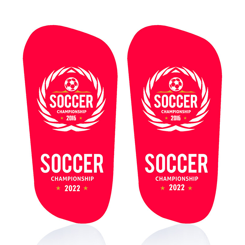 Tablero de piernas de fútbol de transferencia de sublimación 3D 2022 tema de la Copa del Mundo para adultos y niños equipo de protección de fútbol para personalizar