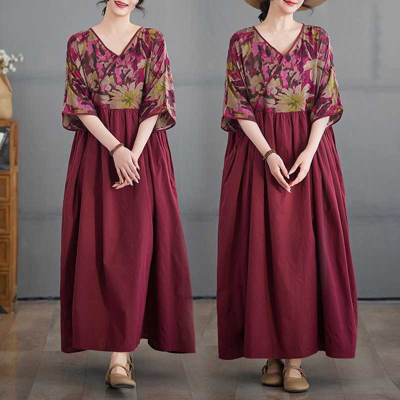  夏  F 大きいサイズ ワンピース