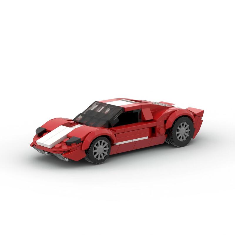 Moc Compatible with Lego Volt Gt40 8-Grid Sports Car Model Educational Building Block Toy Gift for Boys Moc Compatible with Lego Volt Gt40 8-Grid Sports Car Model Educational Building Block Toy Gift for Boys