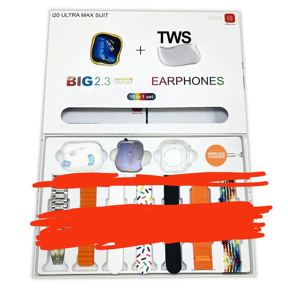 I20 ultra maxsuit reloj inteligente traje 10 IN1 traje Correa reloj funda protectora 5 generación auriculares
