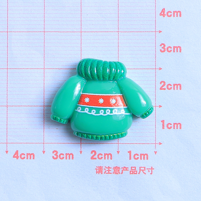 Santa Claus dibujos animados DIY crema pegamento resina accesorios epoxi teléfono caso tocado horquilla hebilla del zapato material de la joyería image 19