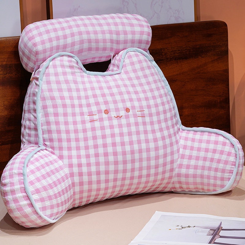 Cojín de Respaldar para Cama y Sofá de Poliéster, Soporte Lumbar para Lectura