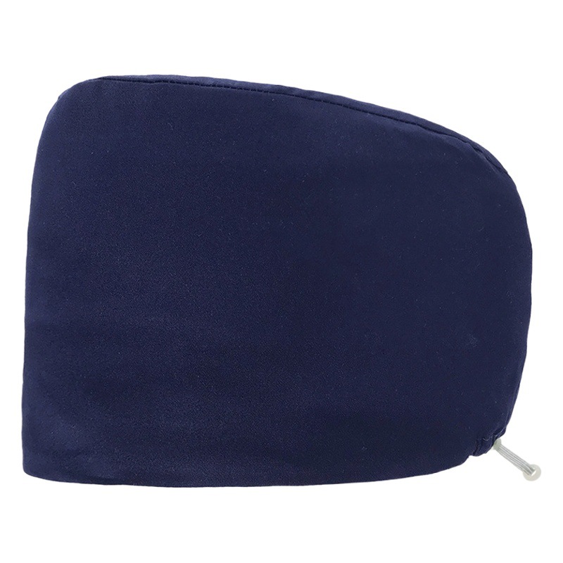 Color sólido casquillo de la enfermera bordado impreso puro algodón casquillo de la enfermera médica verde oscuro Estomatólogo cirugía TAPA DE TRABAJO