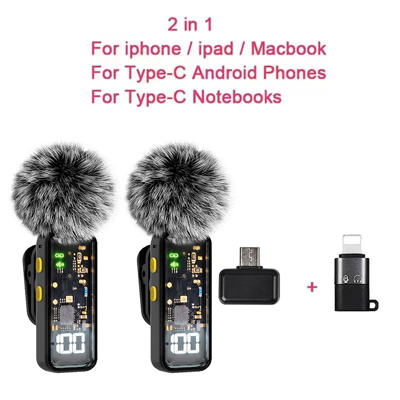 Modo privado transfronterizo L7 micrófono inalámbrico teléfono móvil transmisión en vivo al aire libre reverberación de video reducción de ruido monitoreo Bluetooth collar clip micrófono