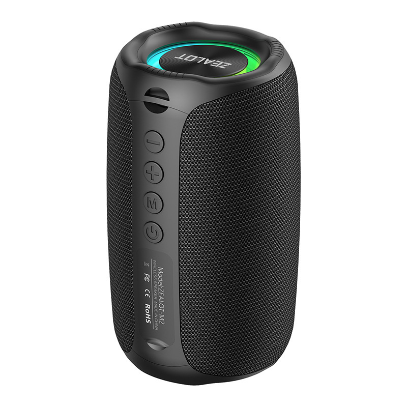Fanatic M2 新しい Bluetooth 小型スピーカー屋外ポータブルミニホーム小型鋼砲 Bluetooth スピーカー夜の光付き|undefined