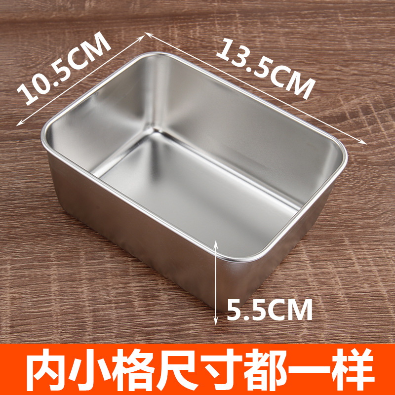 Caja de condimento de acero inoxidable caja de condimento de cocina caja de muestra de alimentos caja de condimento con tapa USO COMERCIAL