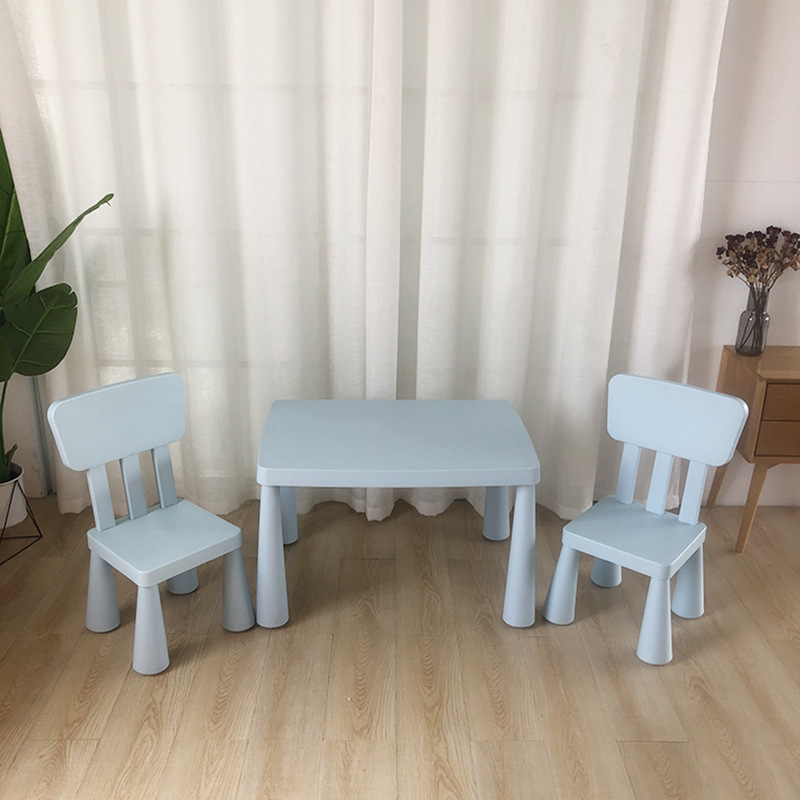 Mamot Children's Table Baby Chair Table Simple Study Table Game Table Set Writing Plastic